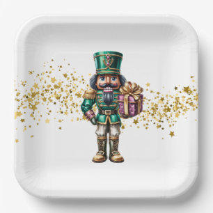 Christmas Nutcracker Paper Plates
