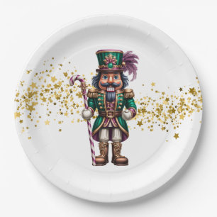 Christmas Nutcracker Paper Plates