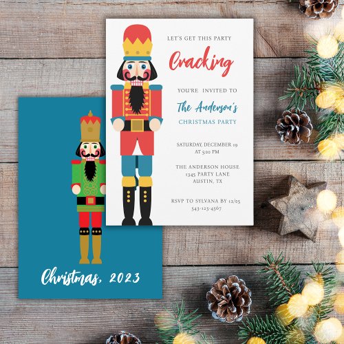 CHRISTMAS NUTCRACKER PARTY HOLIDAY INVITATION