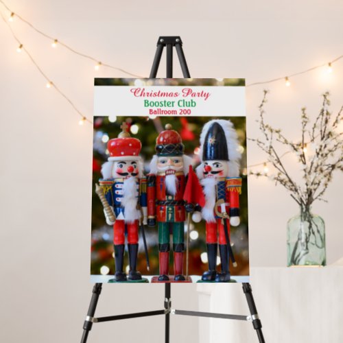 Christmas Nutcracker Party Sign Foam Core Board