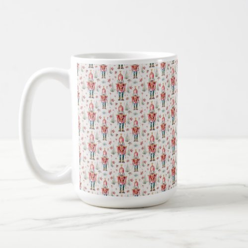 Christmas Nutcracker Pattern Coffee Mug