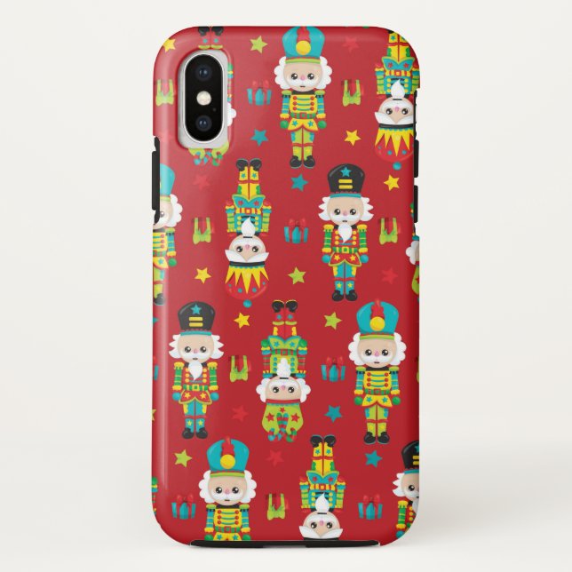Christmas nutcracker pattern ten tough case (Back)