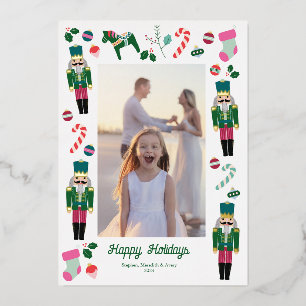 Christmas Nutcracker Personalized Holiday Foil