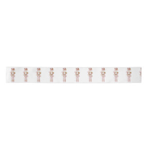 Christmas Nutcracker pink winter wonderland Satin Ribbon