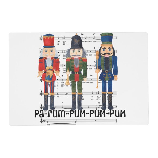 Christmas Nutcracker Placemat (Front)