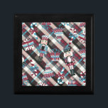 Christmas Nutcracker Plaid Blue Burgundy Keepsake Box<br><div class="desc">Thank You for visiting The Holiday Christmas Shop! You are viewing The Lee Hiller Designs Holiday Collection of Home and Office Decor,  Apparel,  Gifts,  Collectibles and more. The Designs include Lee Hiller Photography in Hand Drawn Mixed Media and  Digital Art Collection.</div>