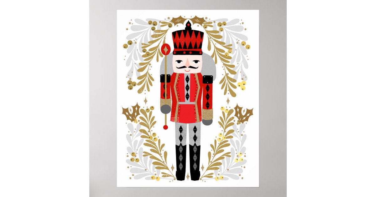 Christmas Nutcracker Poster | Zazzle