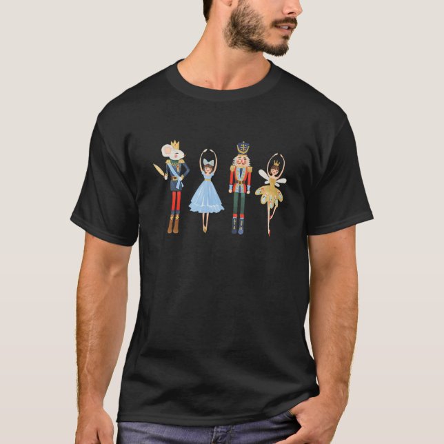 Christmas Nutcracker Rat Mouse King Soldier Prince T-Shirt (Front)