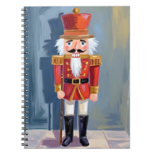 Christmas Nutcracker Red Soldier Watercolor Notebook