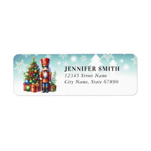 Christmas Nutcracker Return Address Labels