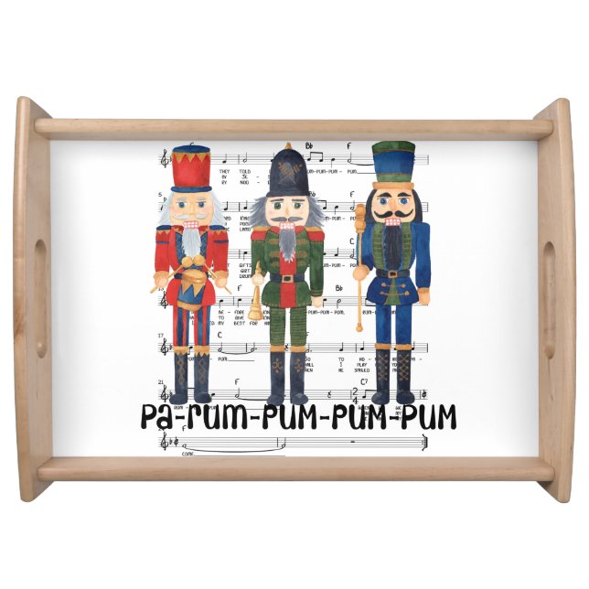 Christmas Nutcracker Serving Tray (Front)