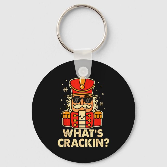 Christmas Nutcracker Shirt Men Kids Women Boys Chr Keychain (Front)