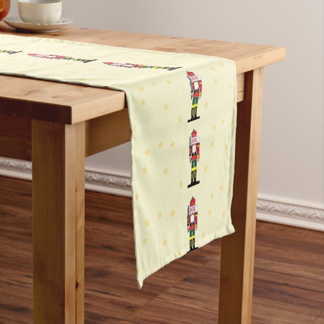 Christmas nutcracker short table runner (In Situ)