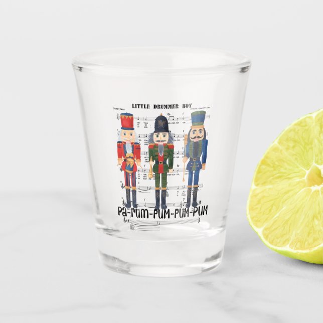 Christmas Nutcracker Shot Glass (Front)