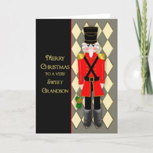 Christmas, Nutcracker Soldier , Grandson Card