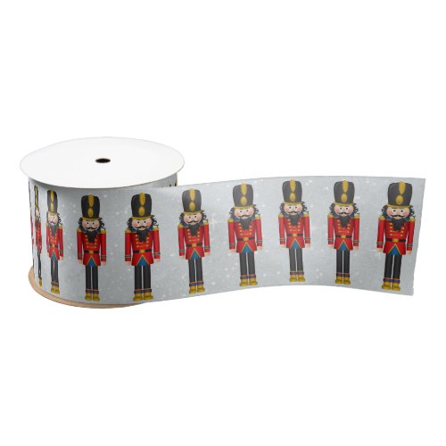 Christmas Nutcracker Soldier Xmas Satin Ribbon