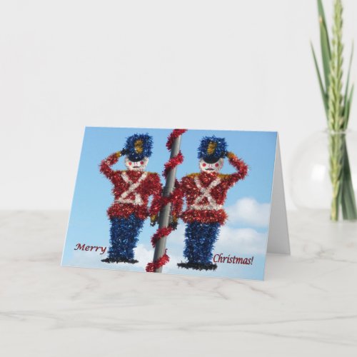 Christmas Nutcracker Soldiers Greeting Card