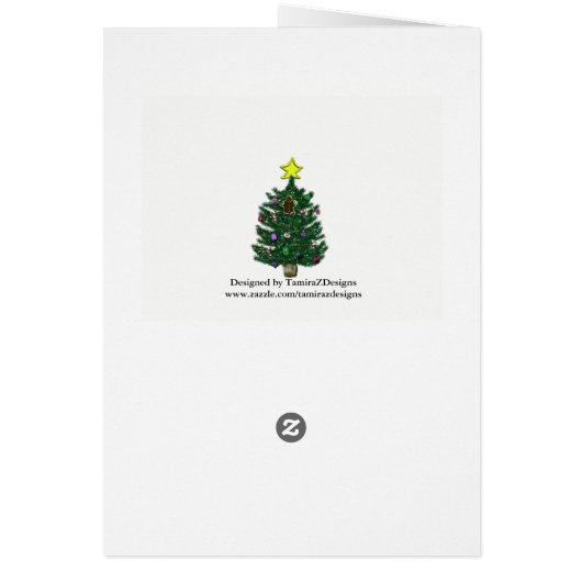 Christmas Nutcracker Son Card (Back)