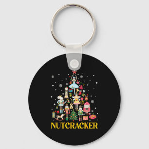 Christmas Nutcracker Squad Ballet Dance Women Kid Keychain