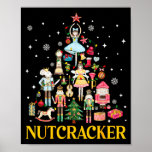 Christmas Nutcracker Squad Ballet Dance Women Kid  Poster