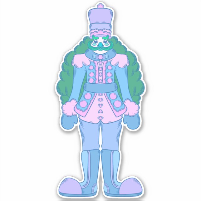 Christmas Nutcracker Sticker (Front)