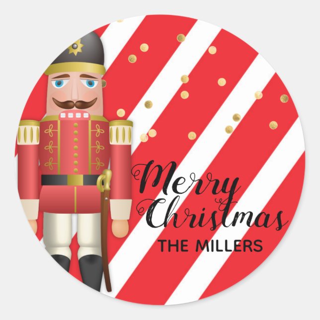 Christmas Nutcracker Stickers (Front)