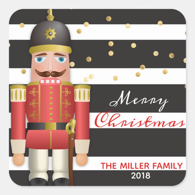 Christmas Nutcracker Stickers (Front)