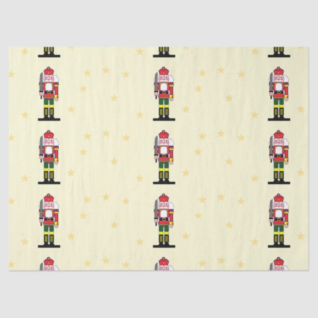 Christmas nutcracker tissue paper (Front)