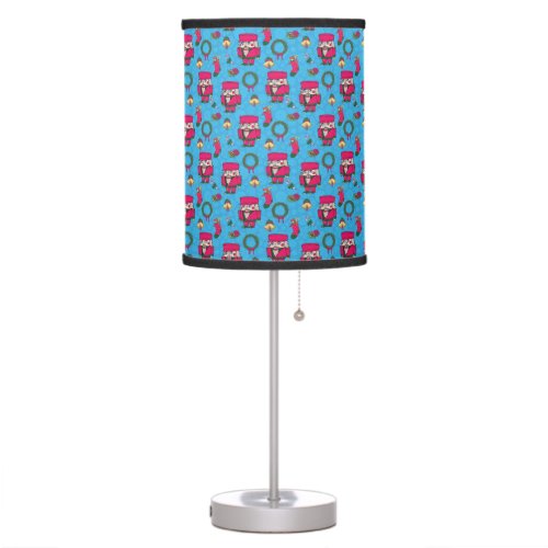 Christmas Nutcracker toyBlue snowflake pattern Table Lamp