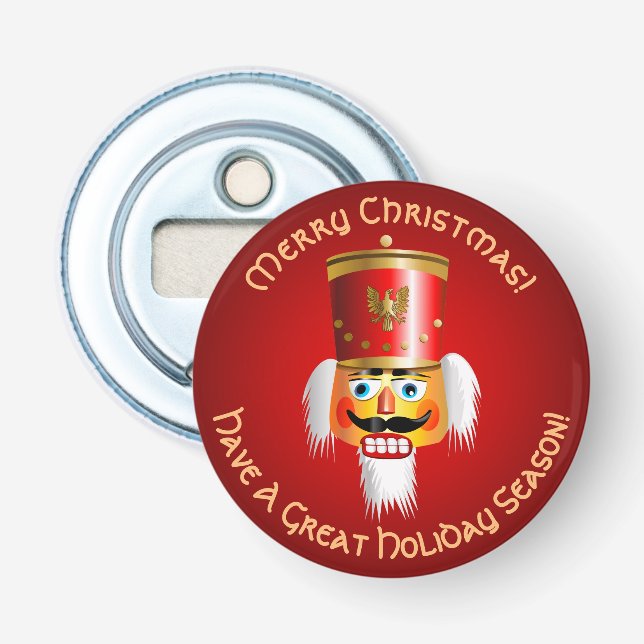 Christmas Nutcracker Toy Soldier Bottle Opener (Front)