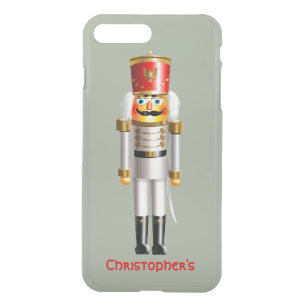 Christmas Nutcracker Toy Soldier In White Uniform iPhone 8 Plus/7 Plus Case