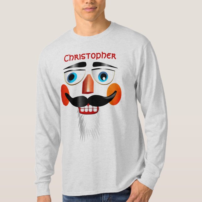 Christmas Nutcracker Toy Soldier T-Shirt (Front)
