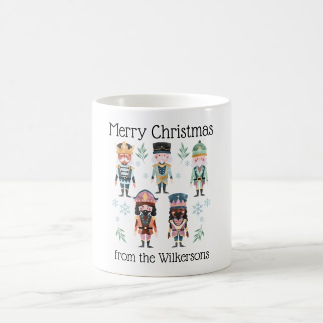 Christmas Nutcracker Toy Soldiers Coffee Mug (Center)
