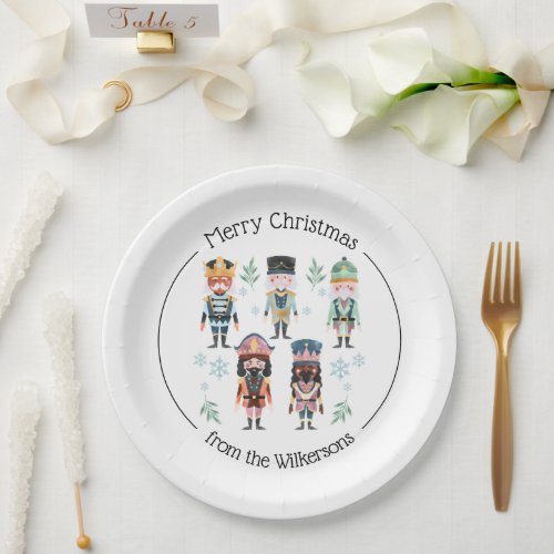 Christmas Nutcracker Toy Soldiers Paper Plates