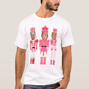 Christmas Nutcracker Trump Kennedy Musk unisex T-Shirt