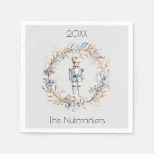 Christmas Nutcracker Watercolor Napkins