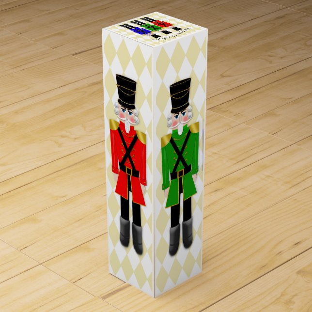 Christmas Nutcracker Wine Box (Back)
