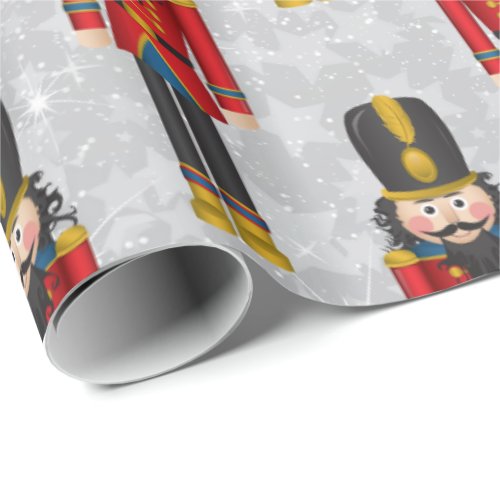 Christmas Nutcracker Xmas Soldier Wrapping Paper