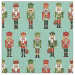 Christmas Nutcrackers mint Fabric