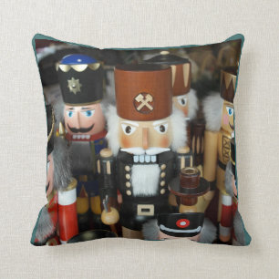Christmas Nutcrackers Throw Pillow