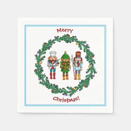 Christmas Nutcrackers Toy Soldiers Napkins