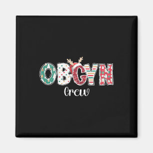 Christmas Obgyn Crew Obstetrics Ob Gyn Group Team Magnet