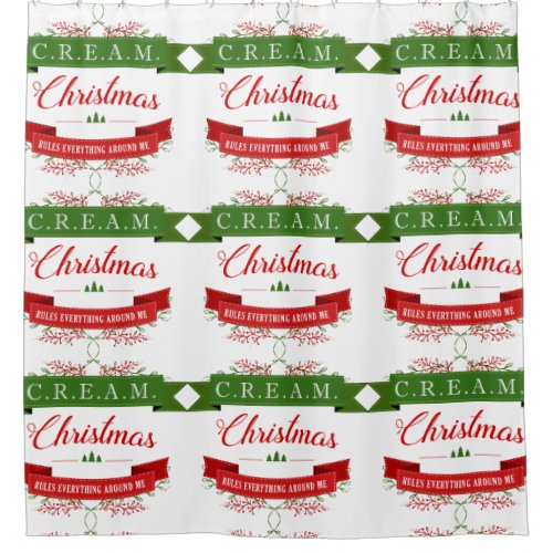 Christmas Obsessed Shower Curtain