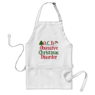 Christmas Obsession Adult Apron