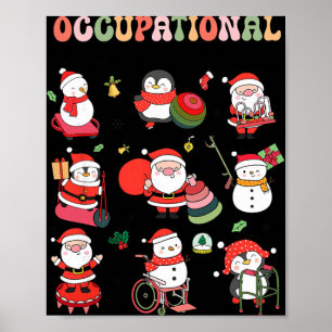 Christmas Occupational Therapy Ot Therast Ot Istan Poster