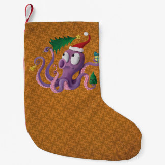 Christmas Octopus Small Christmas Stocking