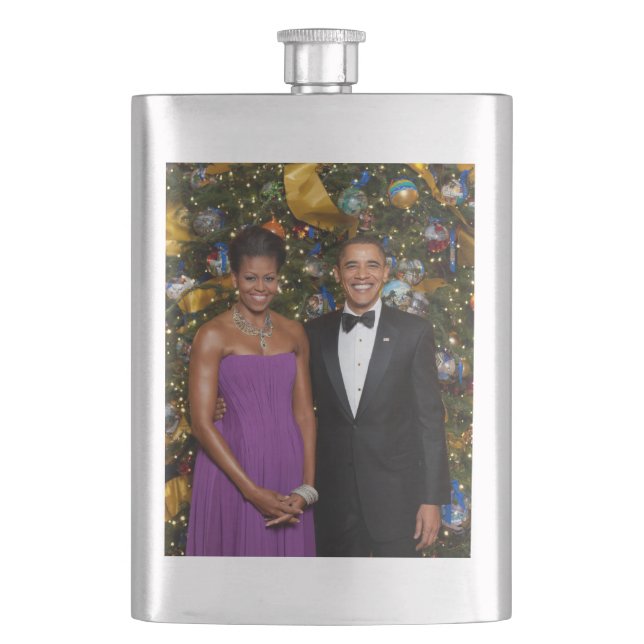 Christmas of President Barack Obama and Michelle Flask (Front)