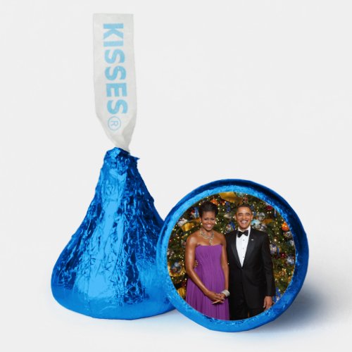 Christmas of President Barack Obama and Michelle Hersheys Kisses