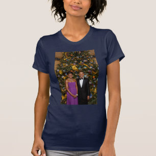 Christmas of President Barack Obama and Michelle T-Shirt