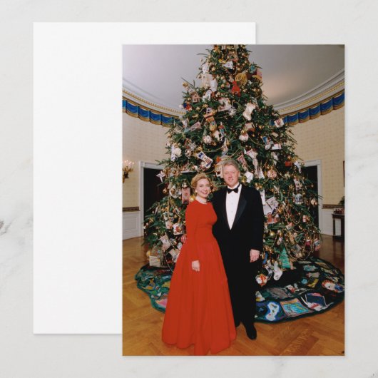 Christmas of US President Bill Clinton & Hillary  (Front/Back)